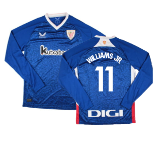 2024-2025 Athletic Bilbao Long Sleeve Away Shirt (Williams JR. 11)