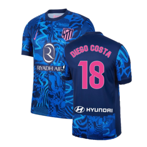 2024-2025 Atletico Madrid Third Shirt (Diego Costa 18)