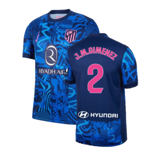 2024-2025 Atletico Madrid Third Shirt (J.M.Gimenez 2)