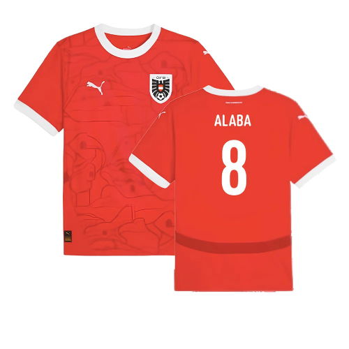 2024-2025 Austria Home Shirt (Alaba 8)