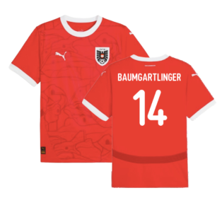 2024-2025 Austria Home Shirt (Baumgartlinger 14)