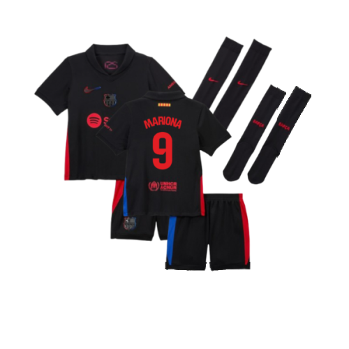 2024-2025 Barcelona Away Little Boys Mini Kit (Mariona 9)