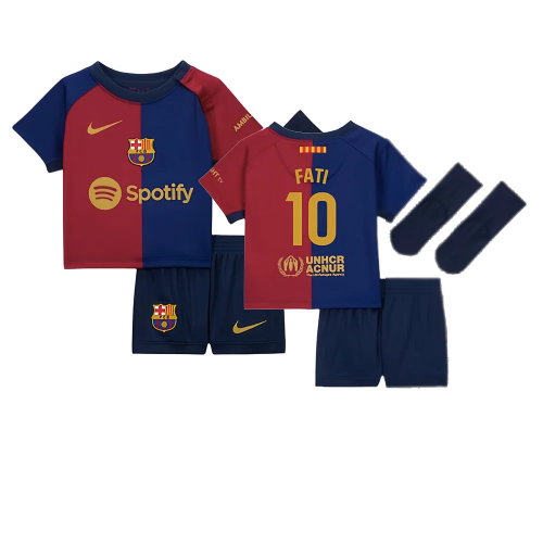 2024-2025 Barcelona Home Baby Kit (Fati 10)