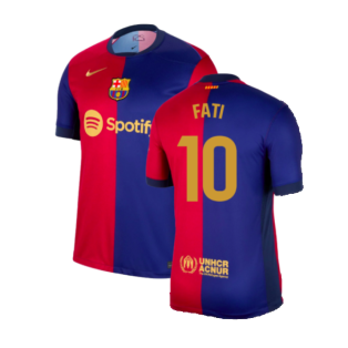 2024-2025 Barcelona Home Shirt (Fati 10)