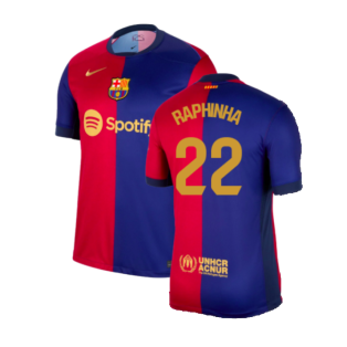 2024-2025 Barcelona Home Shirt (Raphinha 22)