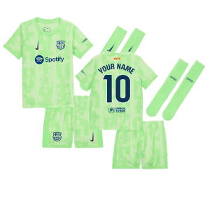 2024-2025 Barcelona Little Boys Third Mini Kit
