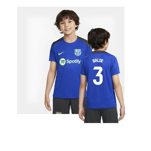 2024-2025 Barcelona Third Training Shirt (Blue) - Kids (Balde 3) 2024-2025 Barcelona Third Training Shirt (Blue) - Kids (Balde 3)