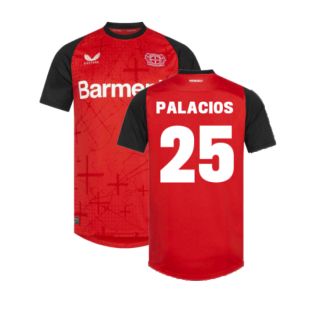 2024-2025 Bayer Leverkusen Home Shirt (Kids) (Palacios 25)