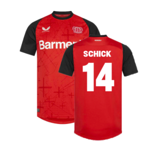 2024-2025 Bayer Leverkusen Home Shirt (Kids) (Schick 14)