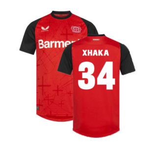 2024-2025 Bayer Leverkusen Home Shirt (Kids) (Xhaka 34)