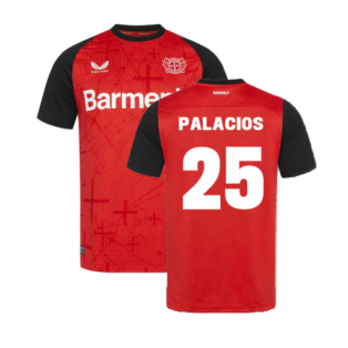 2024-2025 Bayer Leverkusen Pro Home Shirt (Palacios 25)