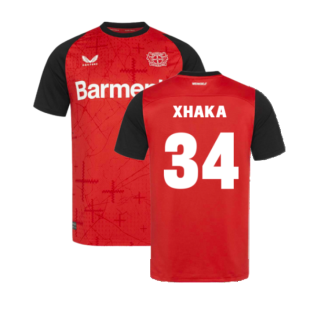 2024-2025 Bayer Leverkusen Pro Home Shirt (Xhaka 34)