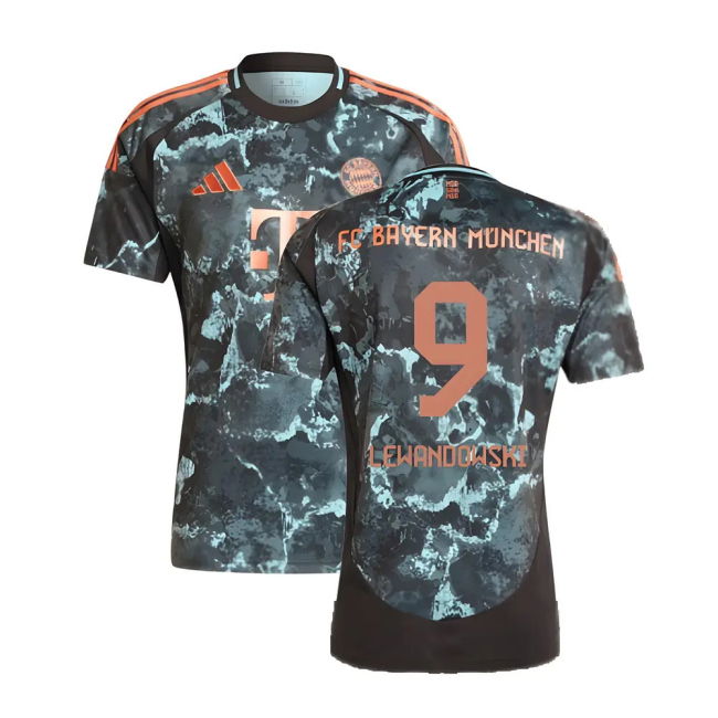 2024-2025 Bayern Munich Away Shirt (Lewandowski 9)