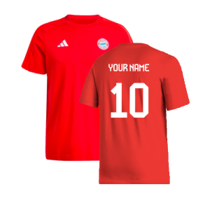 2024-2025 Bayern Munich DNA Tee (Red) (Your Name)