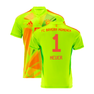 2024-2025 Bayern Munich Home Goalkeeper Shirt (Yellow) - Kids (Neuer 1)
