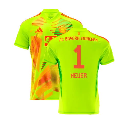 2024-2025 Bayern Munich Home Goalkeeper Shirt (Yellow) (Neuer 1)
