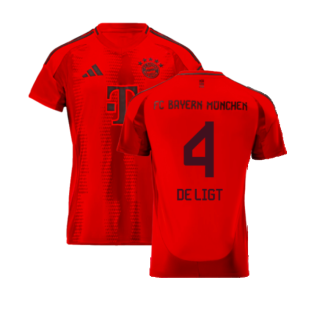 2024-2025 Bayern Munich Home Shirt (Kids) (De Ligt 4)