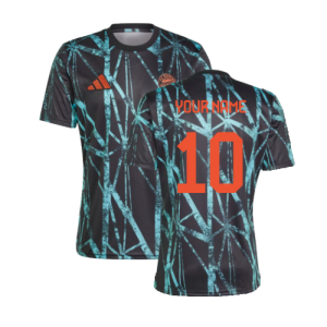 2024-2025 Bayern Munich Pre-Match Shirt (Black) (Your Name)