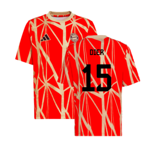 2024-2025 Bayern Munich Pre-Match Shirt (Red) (Dier 15)