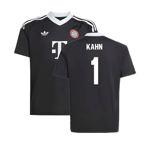 2024-2025 Bayern Munich Third Goalkeeper Shirt (Black) - Kids (Kahn 1)
