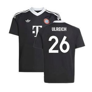 2024-2025 Bayern Munich Third Goalkeeper Shirt (Black) - Kids (Ulreich 26)