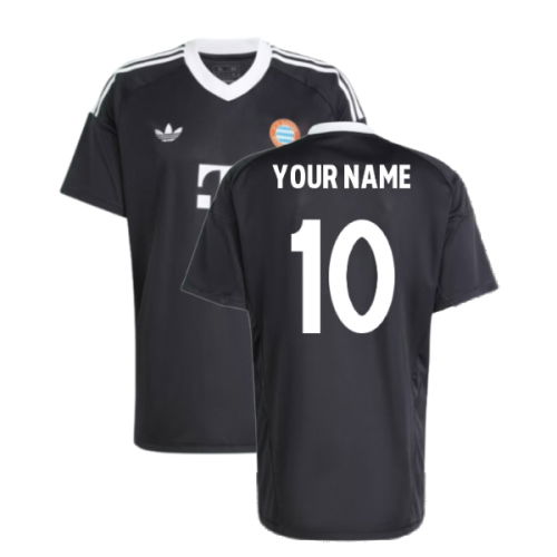 2024-2025 Bayern Munich Third Goalkeeper Shirt (Black) (Your Name)