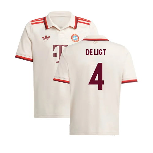 2024-2025 Bayern Munich Third Shirt (Kids) (De Ligt 4)