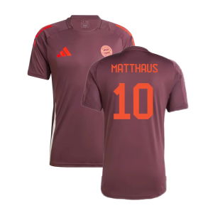 2024-2025 Bayern Munich Training Shirt (Shadow Maroon) (Matthaus 10)