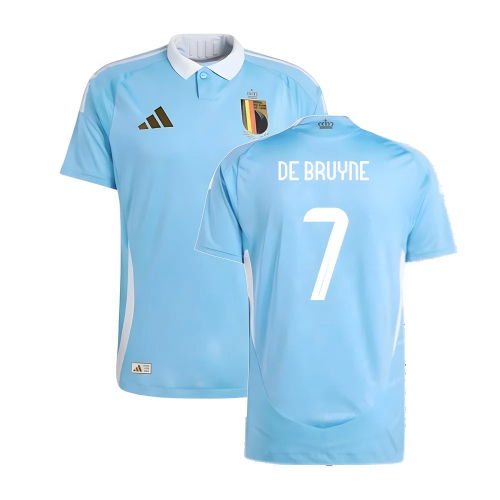 2024-2025 Belgium Authentic Away Shirt (De Bruyne 7)
