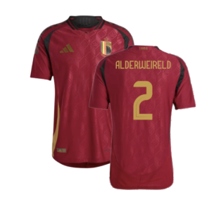 2024-2025 Belgium Authentic Home Shirt (Alderweireld 2)