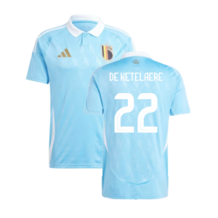 2024-2025 Belgium Away Shirt (De Ketelaere 22)