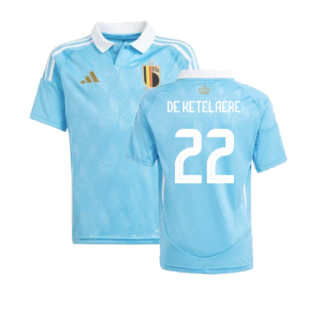2024-2025 Belgium Away Shirt (Kids) (De Ketelaere 22)