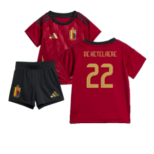 2024-2025 Belgium Home Baby Kit (De Ketelaere 22)