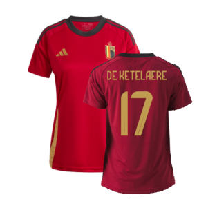 2024-2025 Belgium Home Fan Shirt (Ladies) (De Ketelaere 17)