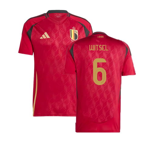 2024-2025 Belgium Home Shirt (Witsel 6) 2024-2025 Belgium Home Shirt (Witsel 6)