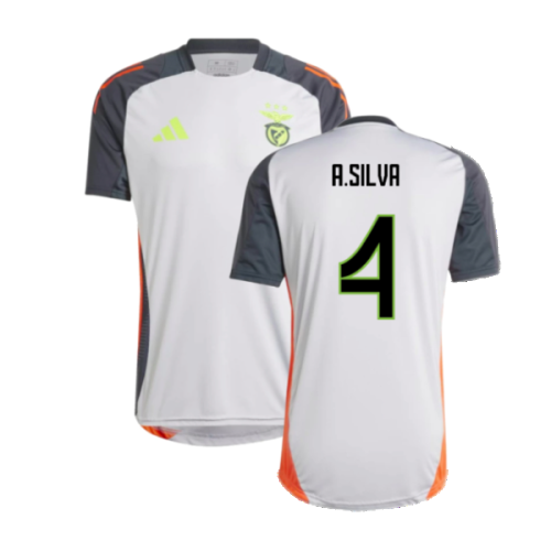 2024-2025 Benfica Training Jersey (Grey) (A.Silva 4)