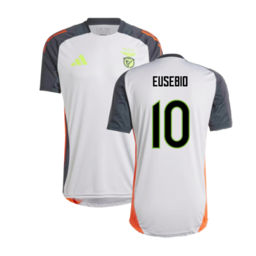 2024-2025 Benfica Training Jersey (Grey) (Eusebio 10)