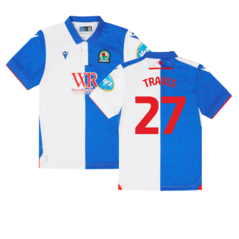 2024-2025 Blackburn Rovers Home Shirt - Kids (Travis 27)