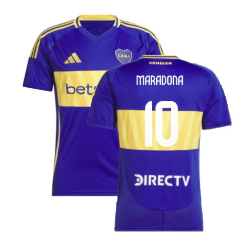 2024-2025 Boca Juniors Home Shirt (Maradona 10) 2024-2025 Boca Juniors Home Shirt (Maradona 10)