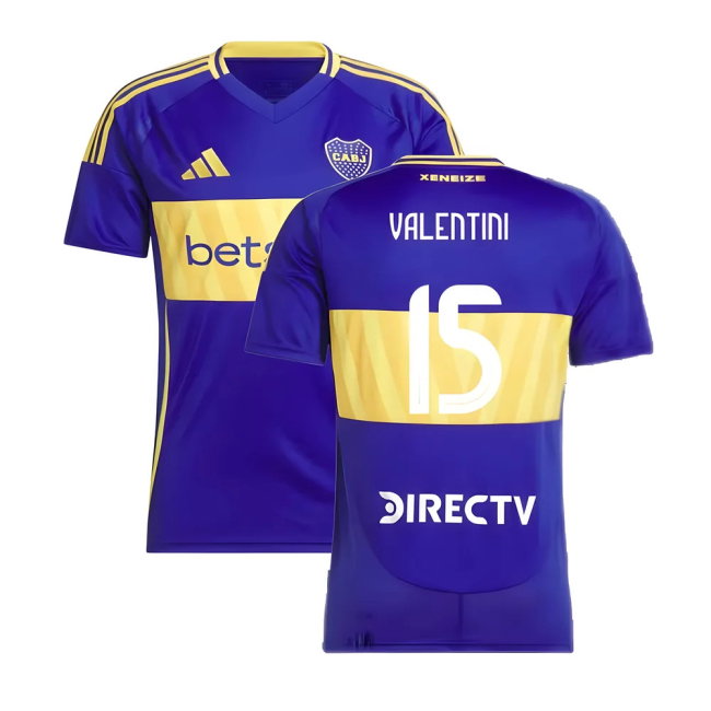 2024-2025 Boca Juniors Home Shirt (Valentini 15)