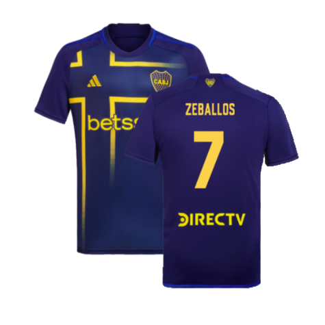 2024-2025 Boca Juniors Third Shirt (Zeballos 7)