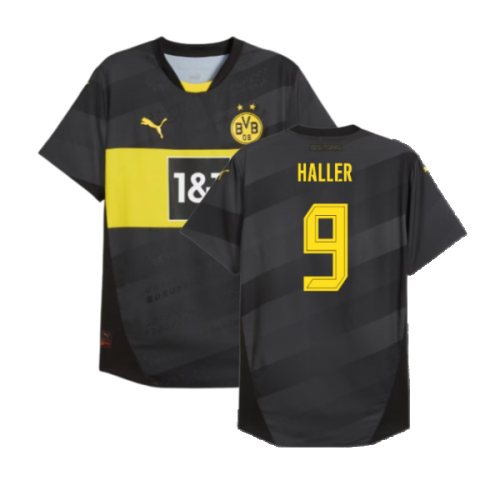 2024-2025 Borussia Dortmund Authentic Away Shirt (Haller 9)