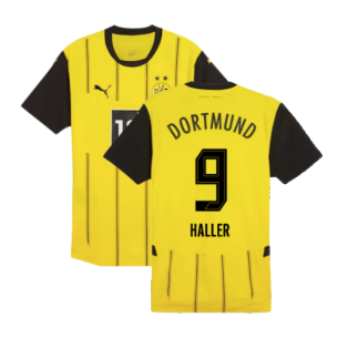 2024-2025 Borussia Dortmund Authentic Home Shirt (Haller 9)