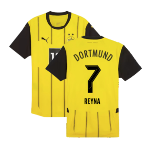 2024-2025 Borussia Dortmund Authentic Home Shirt (Reyna 7)