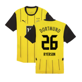 2024-2025 Borussia Dortmund Authentic Home Shirt (Ryerson 26)