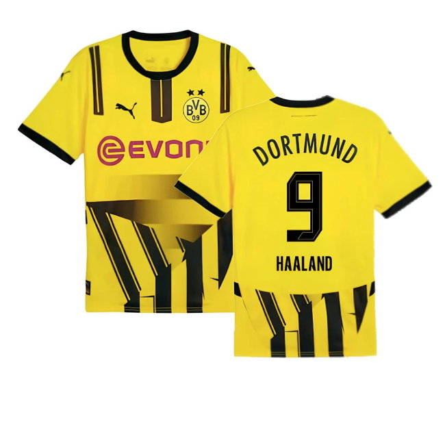 2024-2025 Borussia Dortmund Cup Shirt (Haaland 9)