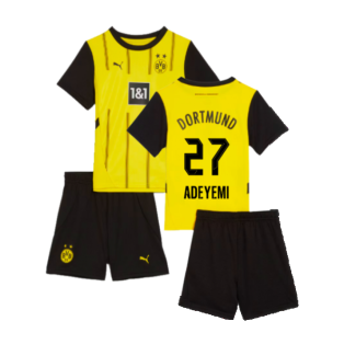 2024-2025 Borussia Dortmund Home Mini Kit (Adeyemi 27)