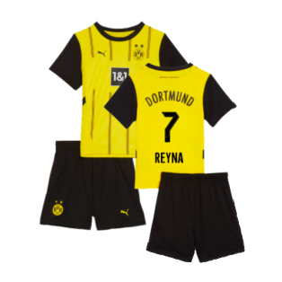 2024-2025 Borussia Dortmund Home Mini Kit (Reyna 7)