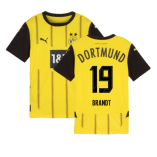 2024-2025 Borussia Dortmund Home Shirt (Kids) (Brandt 19)