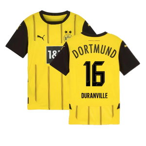2024-2025 Borussia Dortmund Home Shirt (Kids) (Duranville 16)